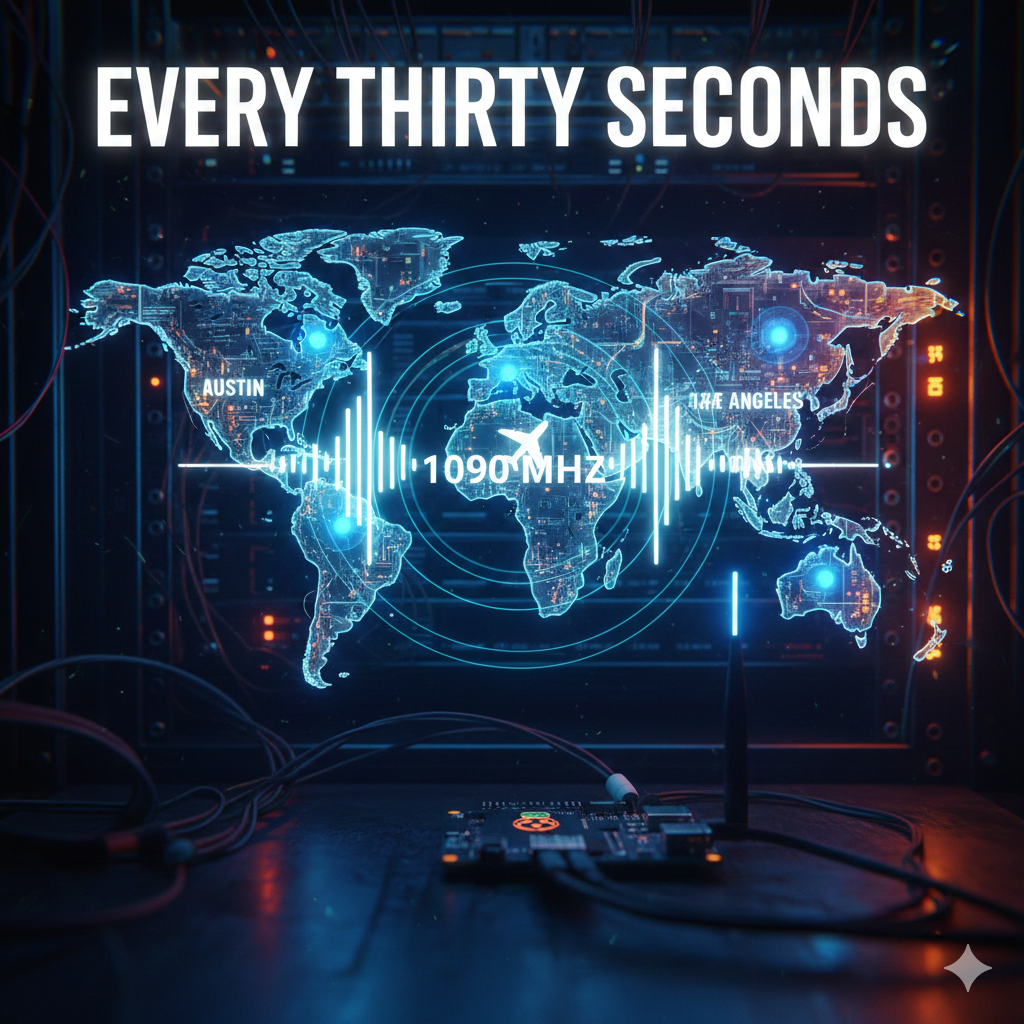 ADS-B Flight Data Pipeline Across a Global K3s Cluster